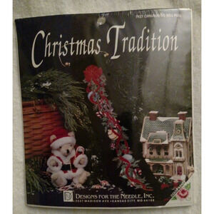 Bell Pull Cross Stitch Kit #1927 Christmas Ornaments finished size 5" x 26"